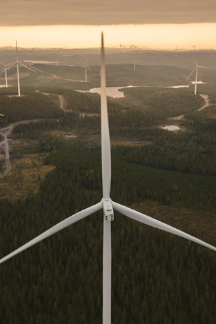 Kölvallen Wind Farm provides renewable energy for 95,000 households